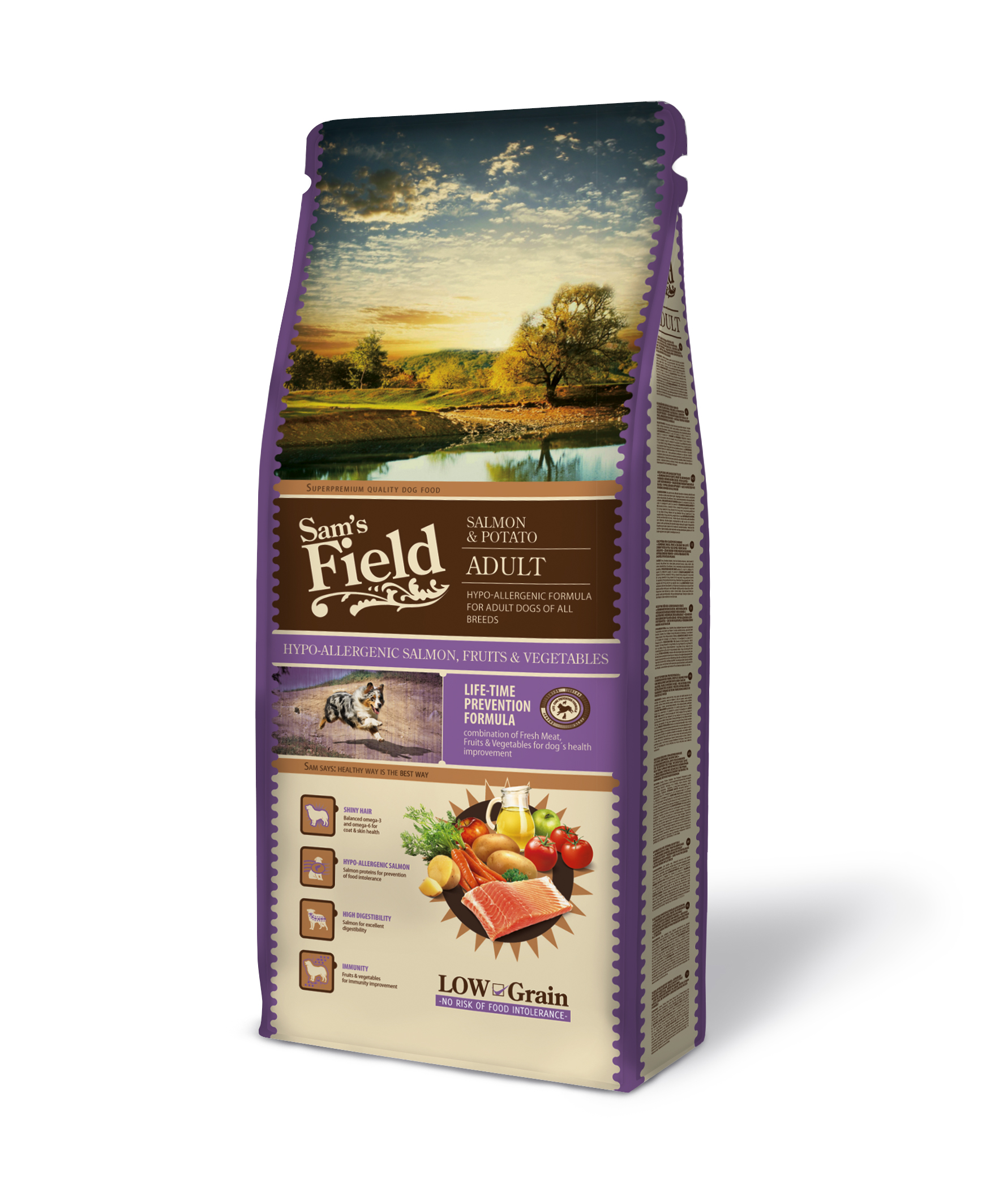 Sam's Field Adult Salmon koeratoit 13 kg 1 Sam's Field Adult Salmon koeratoit 13 kg sams-field-adult-salmon-koeratoit-13-kg
