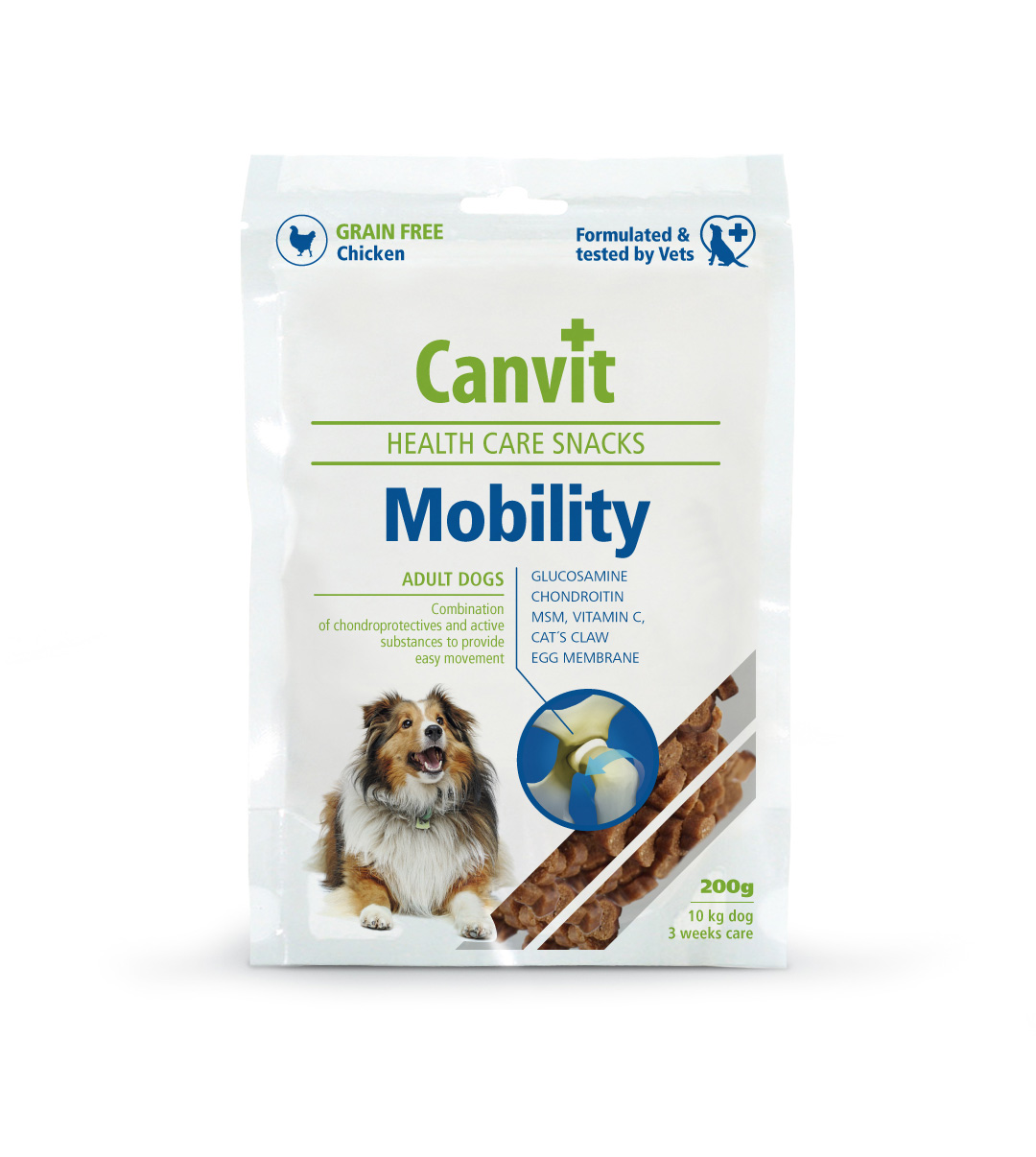 Canvit snack Mobility närimismaius koerale 200g 1 Canvit snack Mobility närimismaius koerale 200g