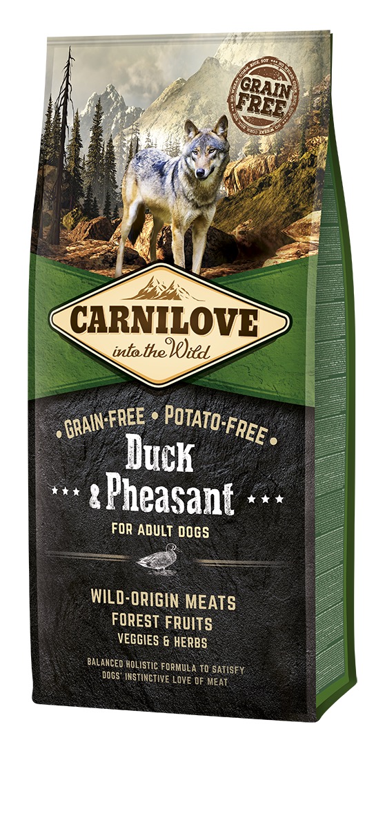 Carnilove Duck & Pheasant for Adult koeratoit 12 kg 1 Carnilove Duck & Pheasant for Adult koeratoit 12 kg