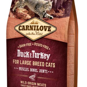 Carnilove Duck & Turkey for Large Breed kassitoit 2 kg