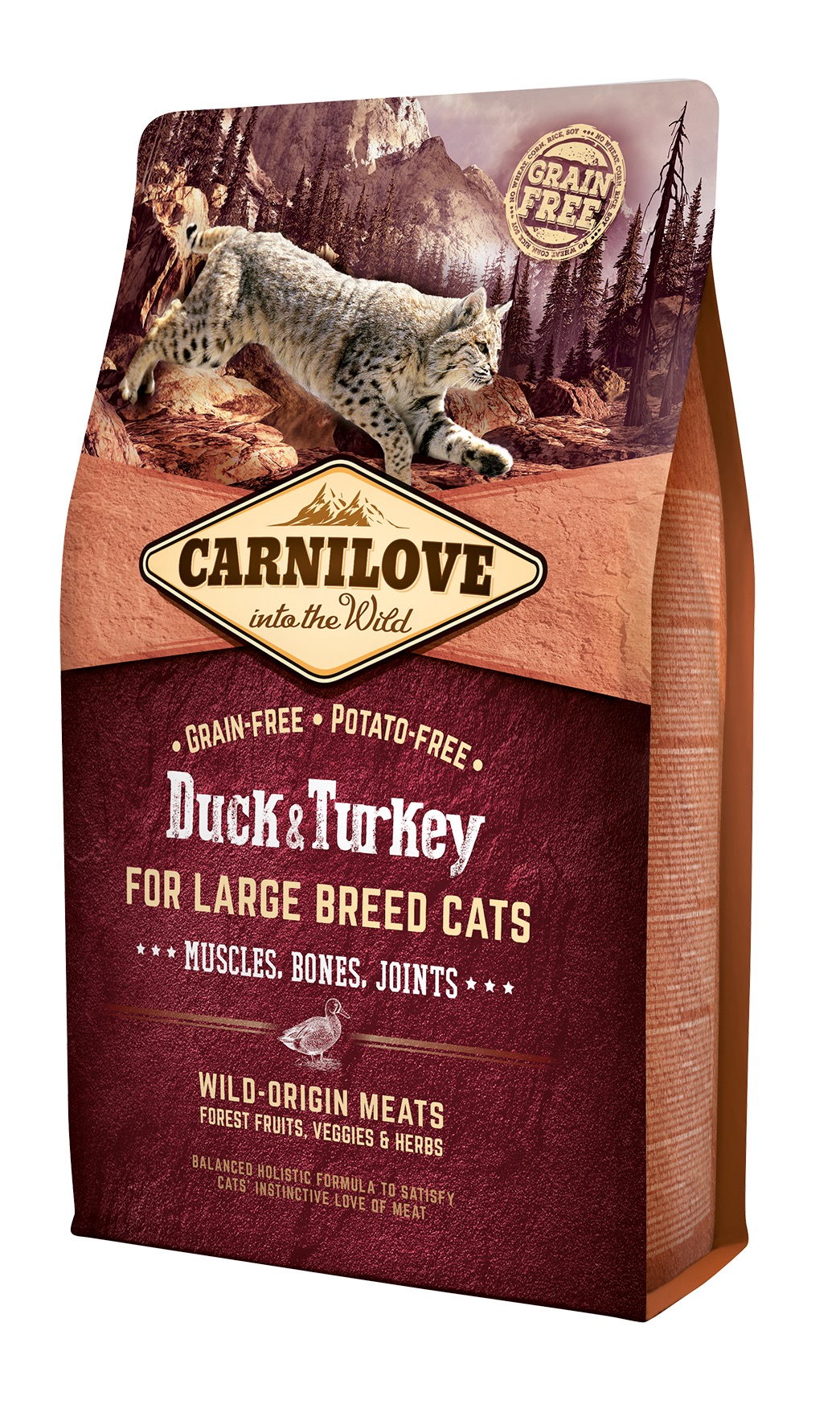 Carnilove Duck & Turkey for Large Breed kassitoit 2 kg 1 Carnilove Duck & Turkey for Large Breed kassitoit 2 kg