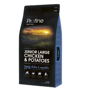 Profine Junior Large Chicken & Potatoes koeratoit 15 kg