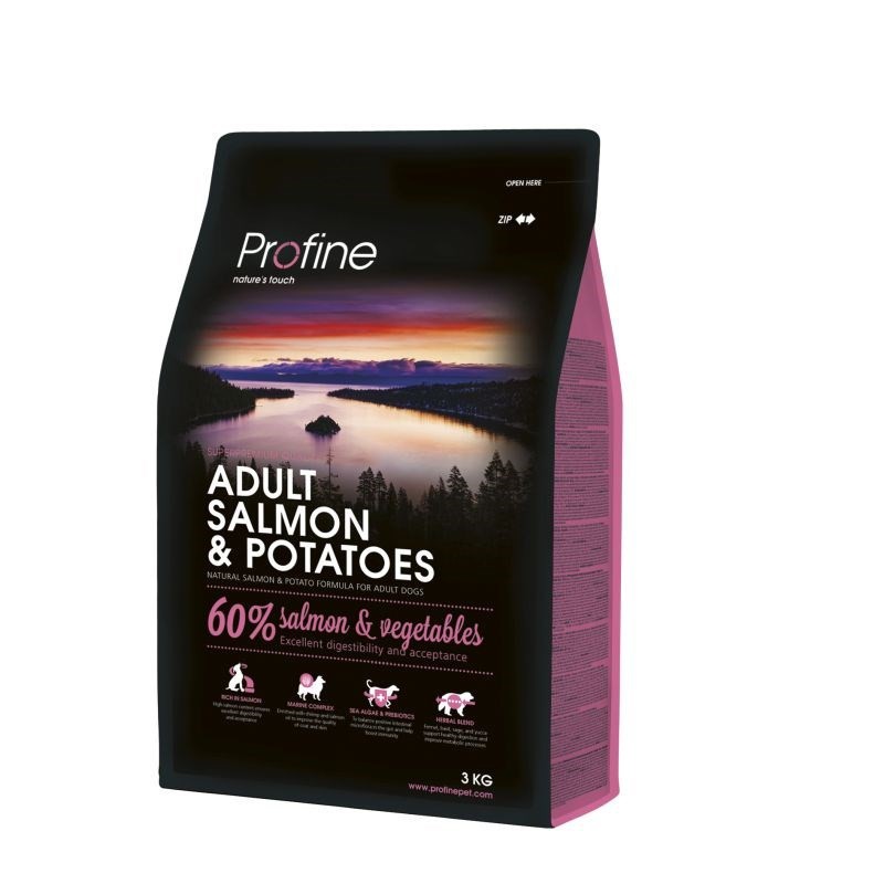 Profine Adult Salmon & Potatoes koeratoit 3 kg 1 Profine Adult Salmon & Potatoes koeratoit 3 kg