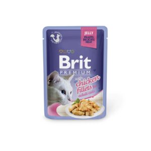 Brit Premium Cat Delicate Chicken Fillets in Jelly märgtoit kassidele 85g