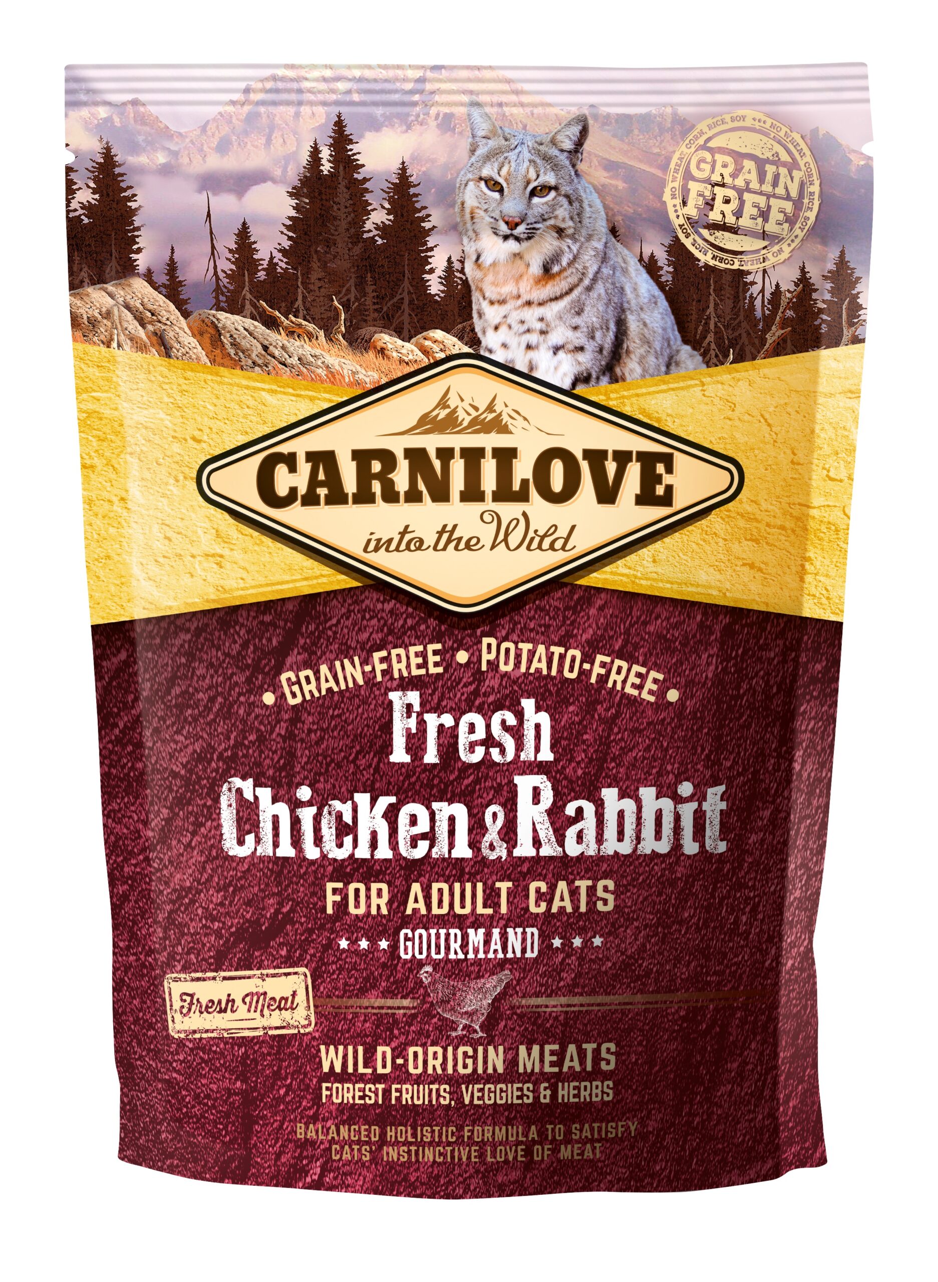 Carnilove Fresh Chicken & Rabbit for Adult kassitoit 400g 1 Carnilove Fresh Chicken & Rabbit for Adult kassitoit 400g