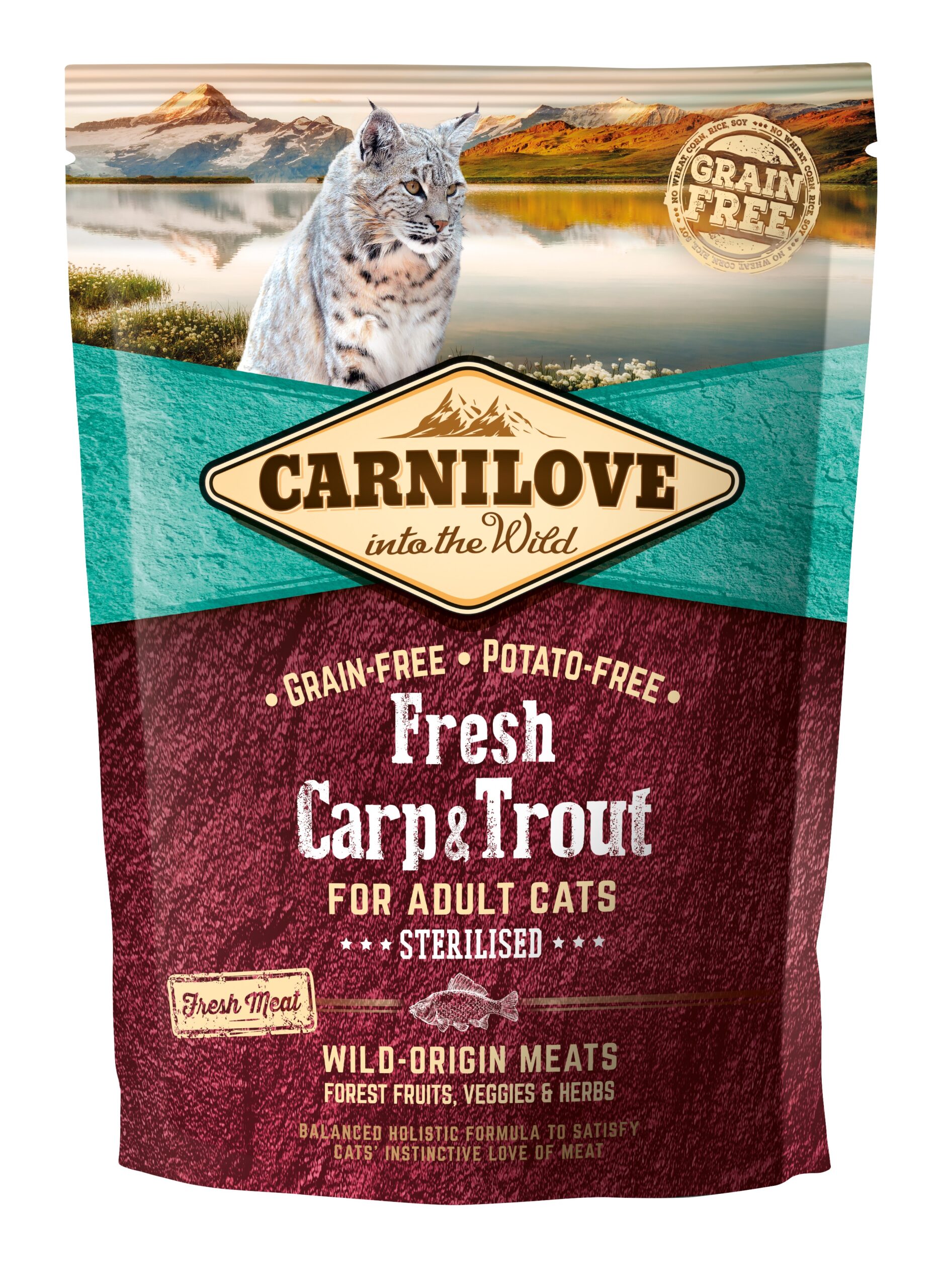 Carnilove Fresh Carp & Trout for Sterilised kassitoit 400g 1 Carnilove Fresh Carp & Trout for Sterilised kassitoit 400g