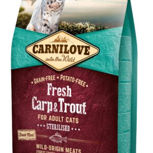 Carnilove Fresh Carp & Trout for Sterilised kassitoit 2 kg