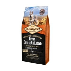 Carnilove Fresh Ostrich & Lamb for Small Adult koeratoit 6 kg