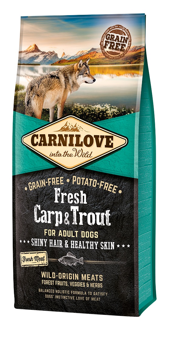 Carnilove Fresh Carp & Trout koeratoit 12 kg 1 Carnilove Fresh Carp & Trout koeratoit 12 kg