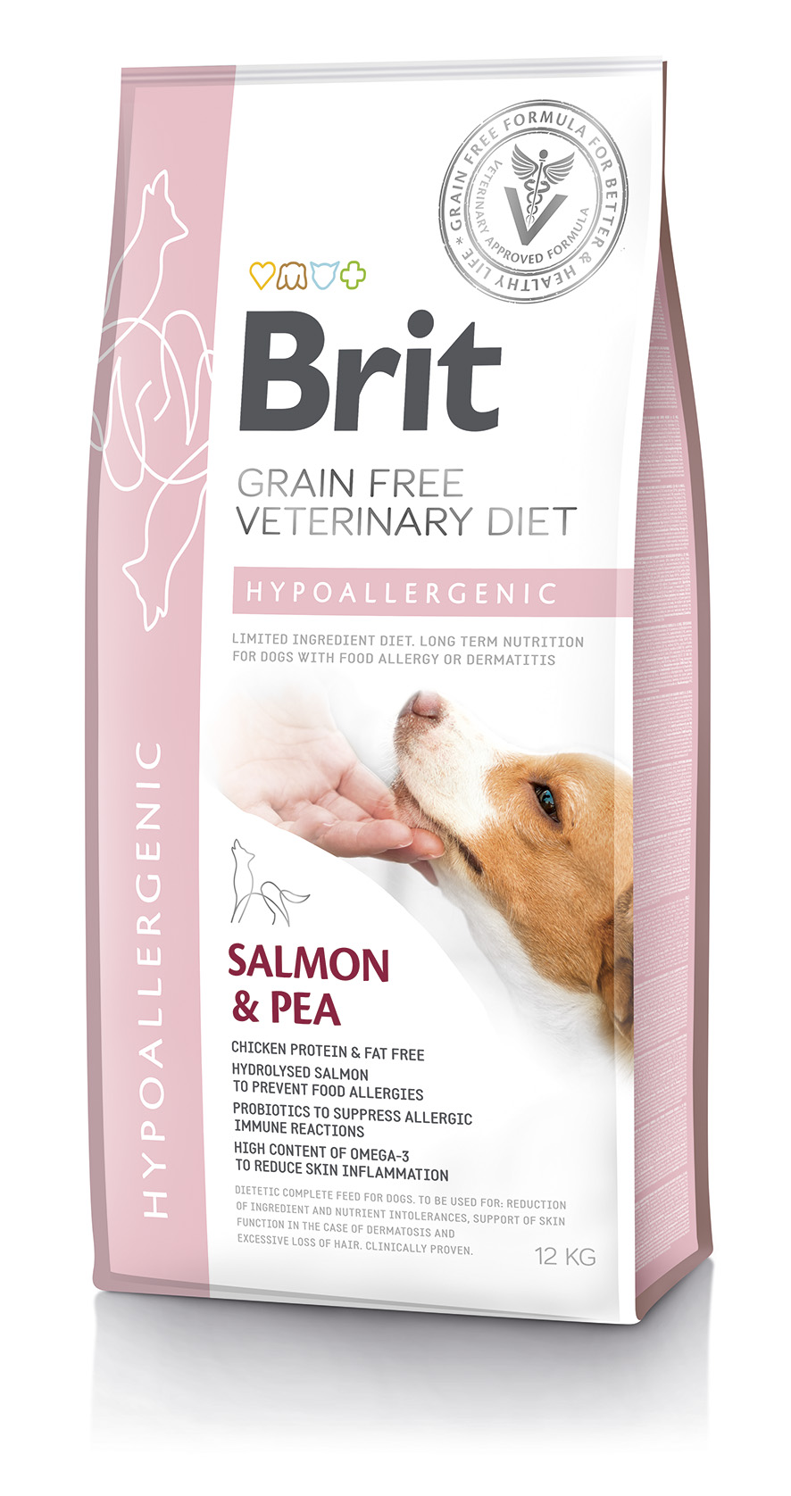 Brit Veterinary Diet Hypoallergenic erisööt koertele 12kg 1 Brit Veterinary Diet Hypoallergenic erisööt koertele 12kg