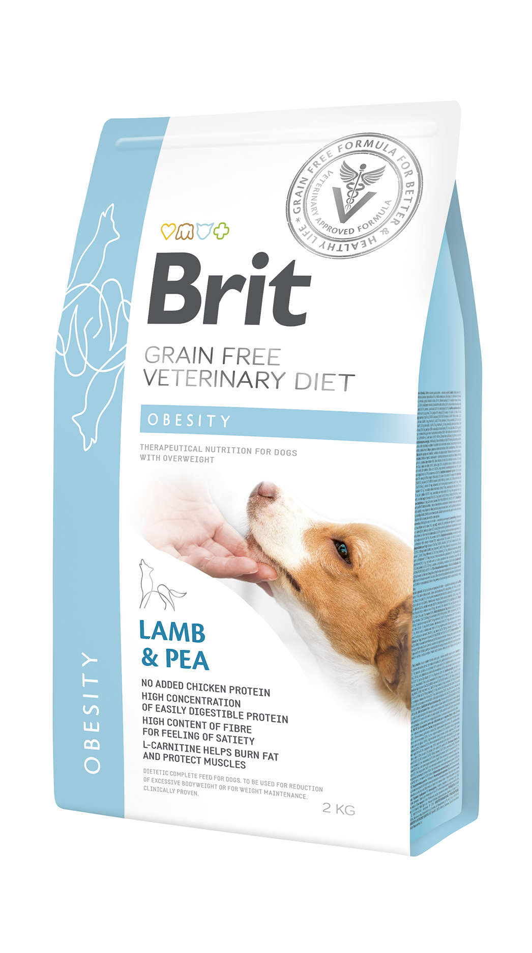 Brit Veterinary Diet Obesity erisööt koertele 2kg 1 Brit Veterinary Diet Obesity erisööt koertele 2kg