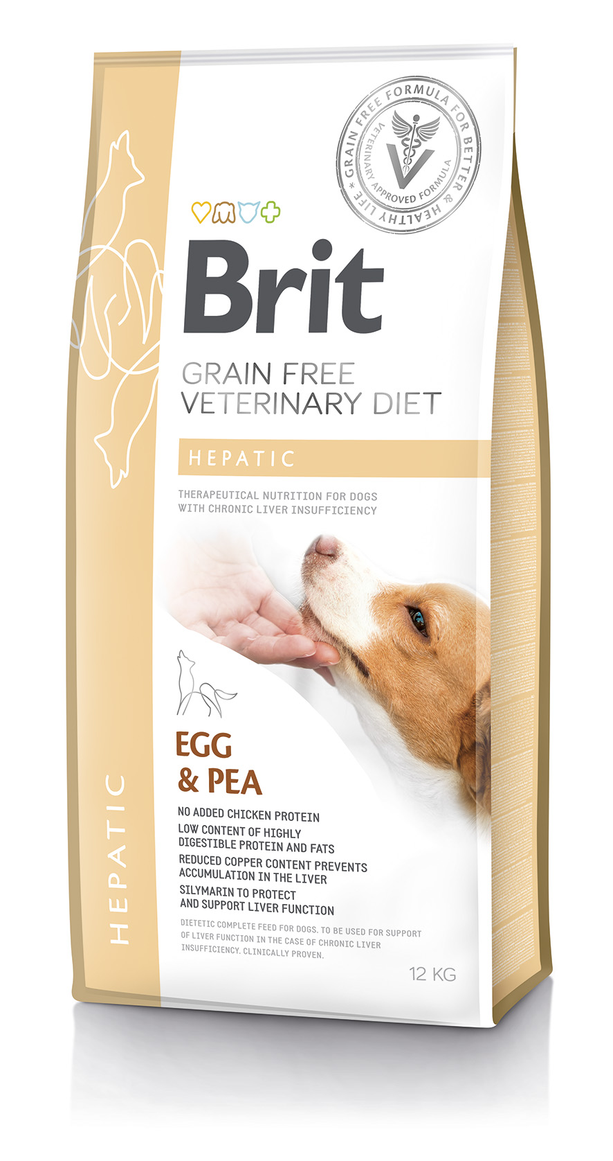 Brit Veterinary Diet Hepatic erisööt koertele 12kg 1 Brit Veterinary Diet Hepatic erisööt koertele 12kg