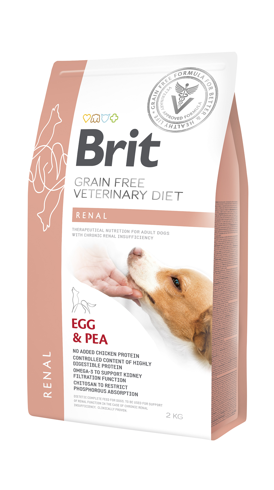 Brit Veterinary Diet Renal erisööt koertele 2kg 1 Brit Veterinary Diet Renal erisööt koertele 2kg