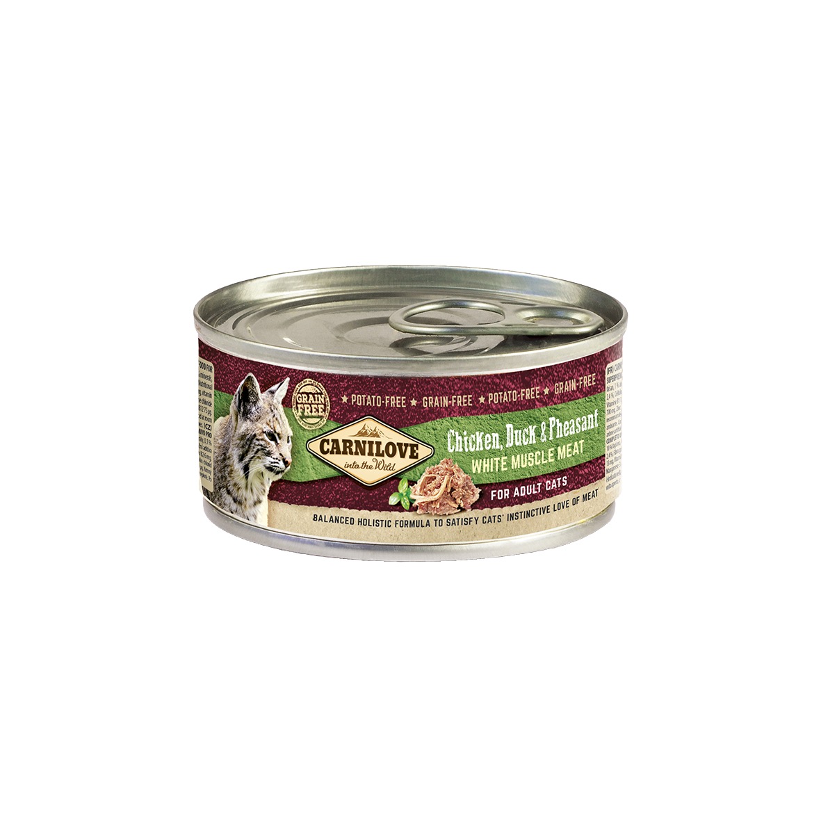 Carnilove Cat Chicken Duck & Pheasant konserv kassidele 100g 1 Carnilove Cat Chicken Duck & Pheasant konserv kassidele 100g