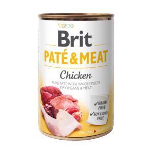 Brit Care Chicken Paté Meat konserv koertele 400g