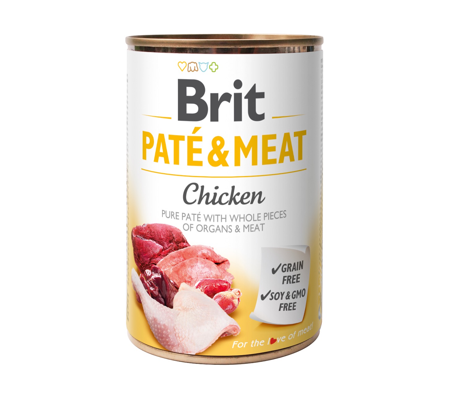 Brit Care Chicken Paté Meat konserv koertele 400g 1 Brit Care Chicken Paté Meat konserv koertele 400g