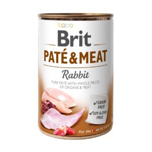 Brit Care Rabbit Paté Meat konserv koertele 400g