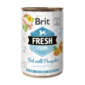 Brit Fresh Fish with Pumpkin konserv koertele 400g