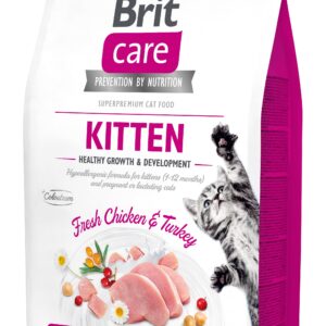 Brit Care Cat Grain-Free Kitten Healthy Growth kassitoit 2 kg