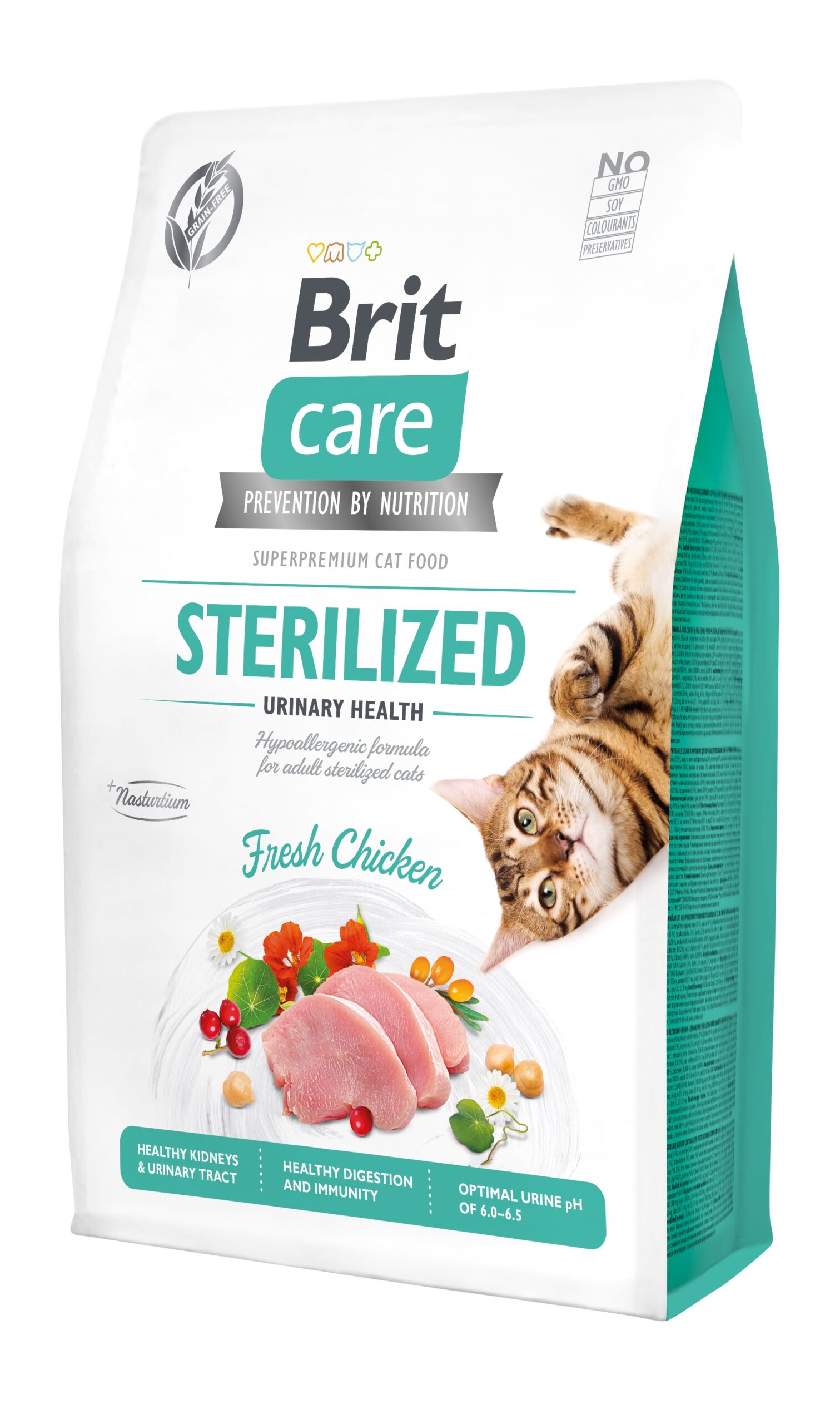 Brit Care Cat Grain-Free Sterilized Urinary Health kassitoit 2 kg 1 Brit Care Cat Grain-Free Sterilized Urinary Health kassitoit 2 kg