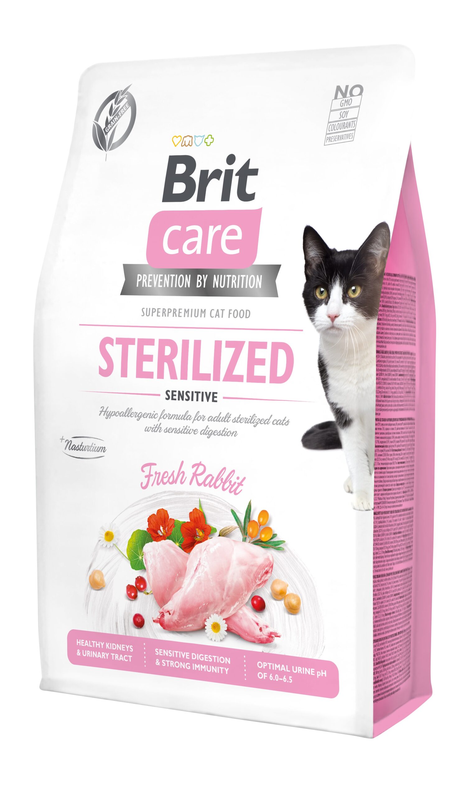 Brit Care Cat Grain-Free Sterilized Sensitive kassitoit 2 kg 1 Brit Care Cat Grain-Free Sterilized Sensitive kassitoit 2 kg