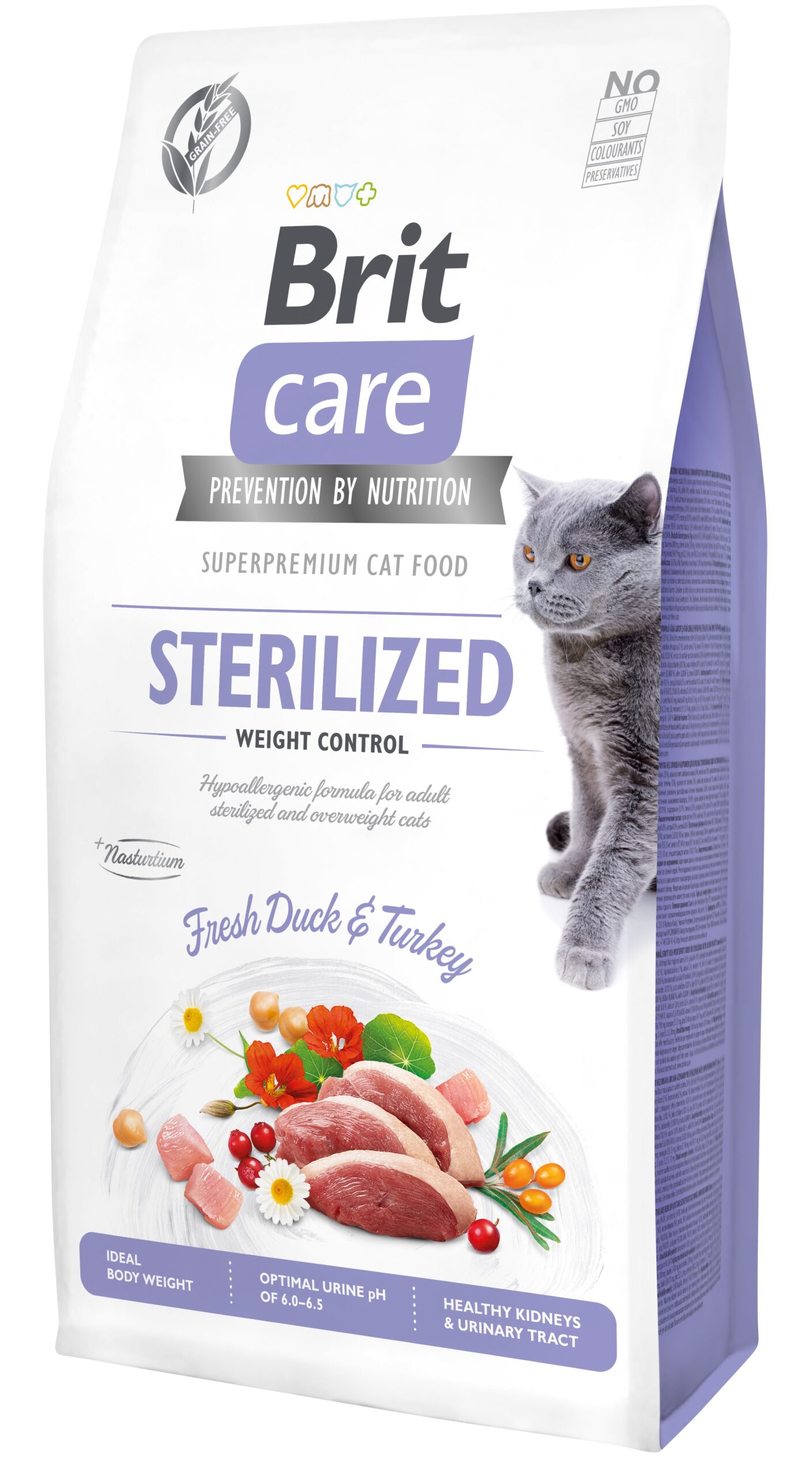 Brit Care Cat Grain-Free Sterilized Weight Control kassitoit 7kg 1 Brit Care Cat Grain-Free Sterilized Weight Control kassitoit 7kg