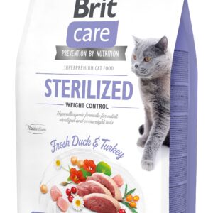 Brit Care Cat Grain-Free Sterilized Weight Control kassitoit 2kg