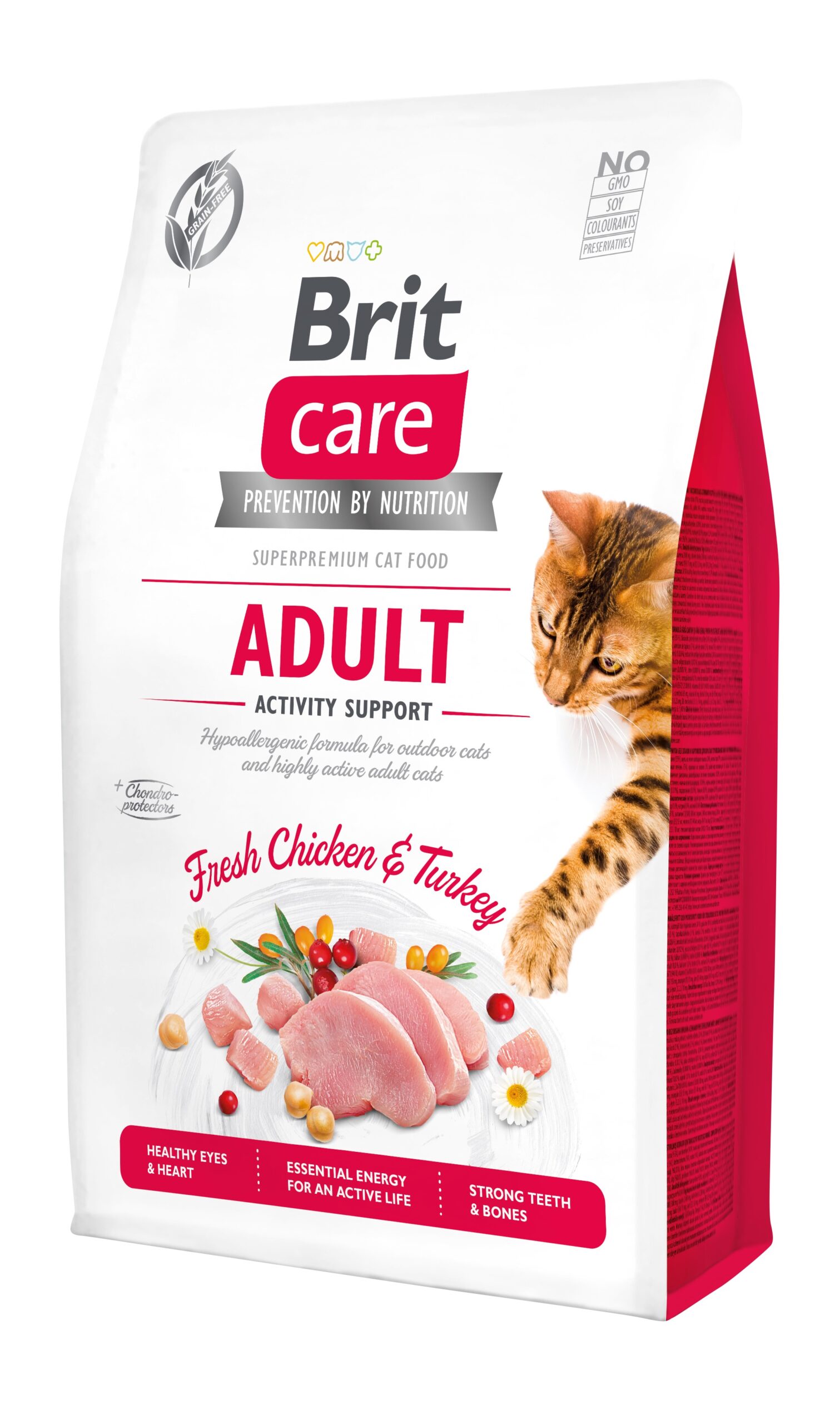Brit Care Cat Grain-Free Adult Activity Support kassitoit 2kg 1 Brit Care Cat Grain-Free Adult Activity Support kassitoit 2kg