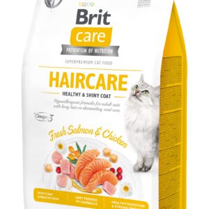 Brit Care Cat Grain-Free Haircare Healthy & Shiny coat kassitoit 0,4 kg