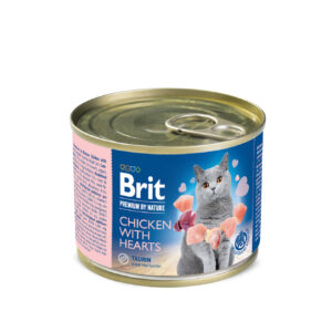 Brit Premium konserv kassile Chicken with Hearts 200g