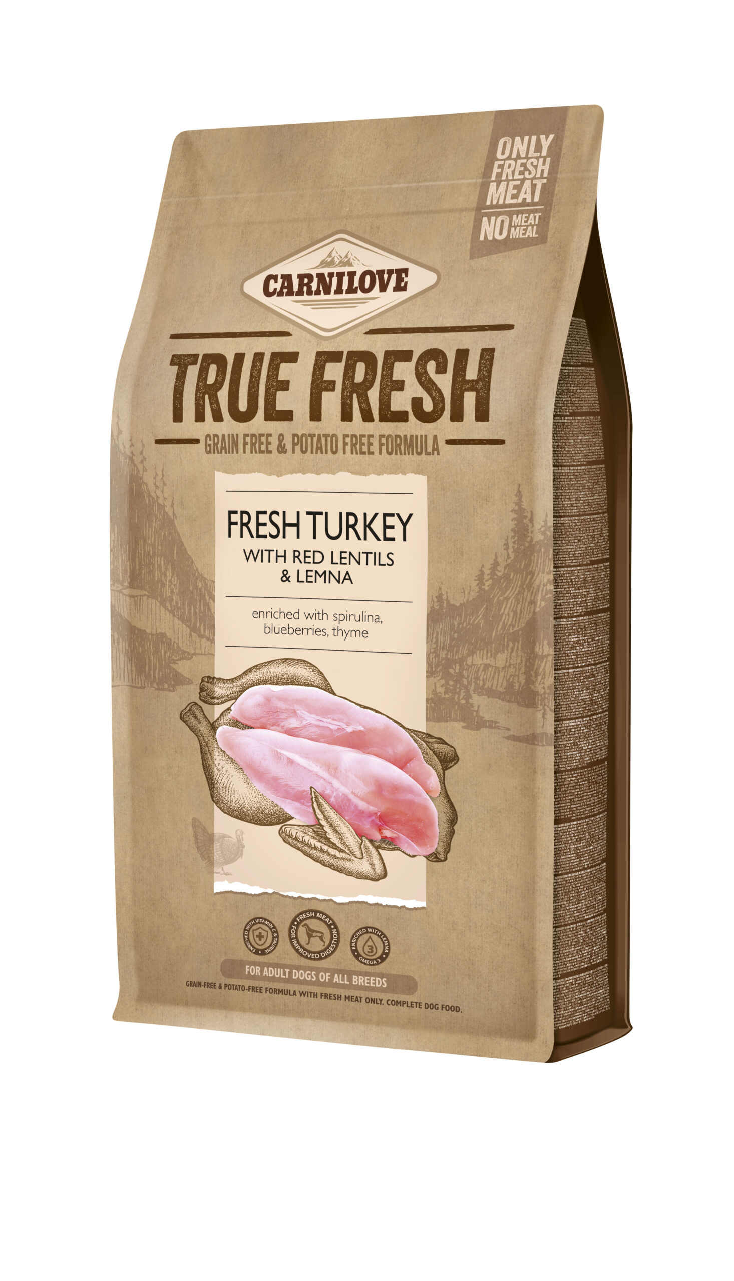Carnilove True Fresh Turkey koeratoit 1,4kg 1 Carnilove True Fresh Turkey koeratoit 1,4kg