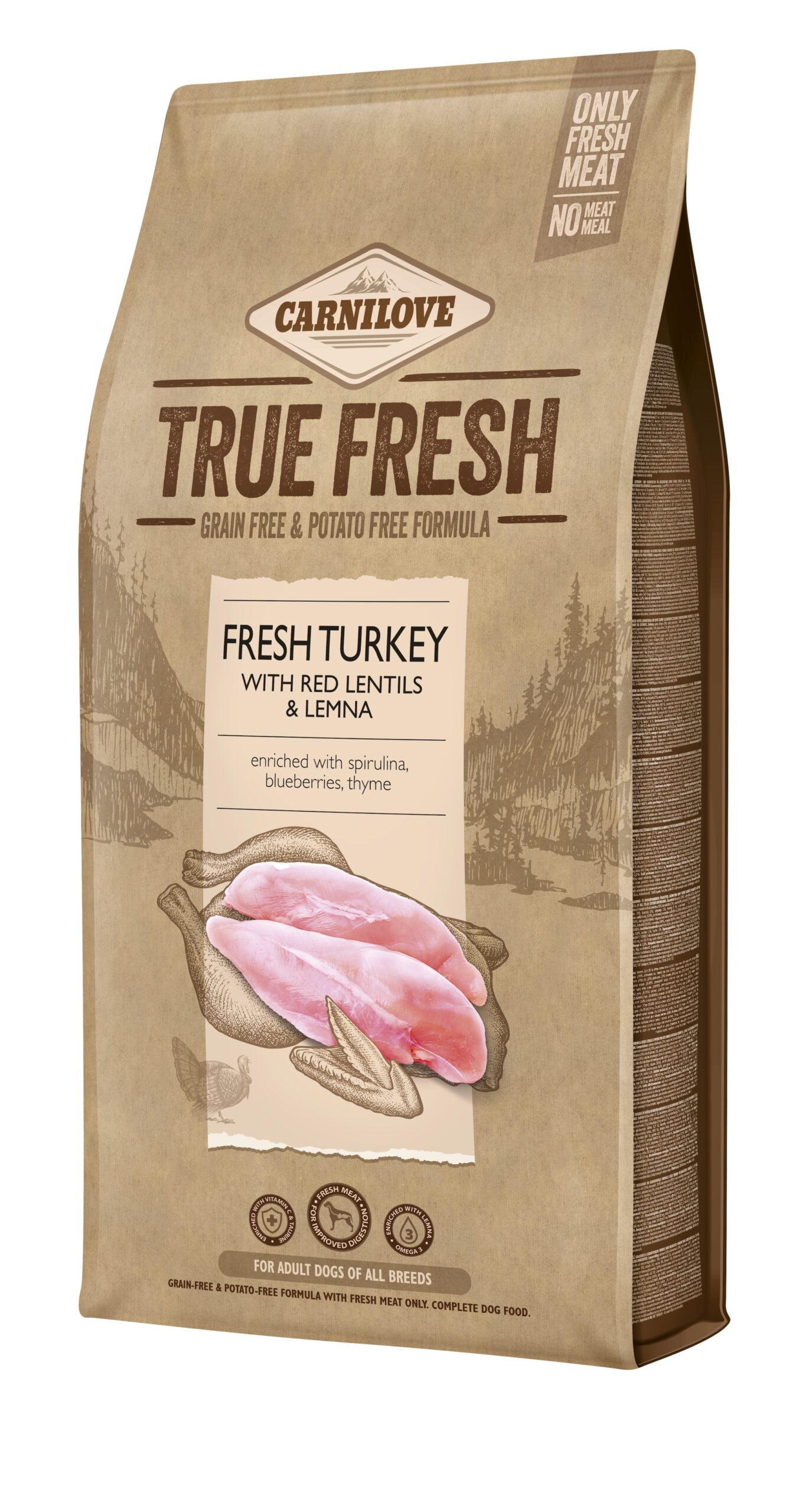 Carnilove True Fresh Turkey koeratoit 11.4kg 1 Carnilove True Fresh Turkey koeratoit 11.4kg