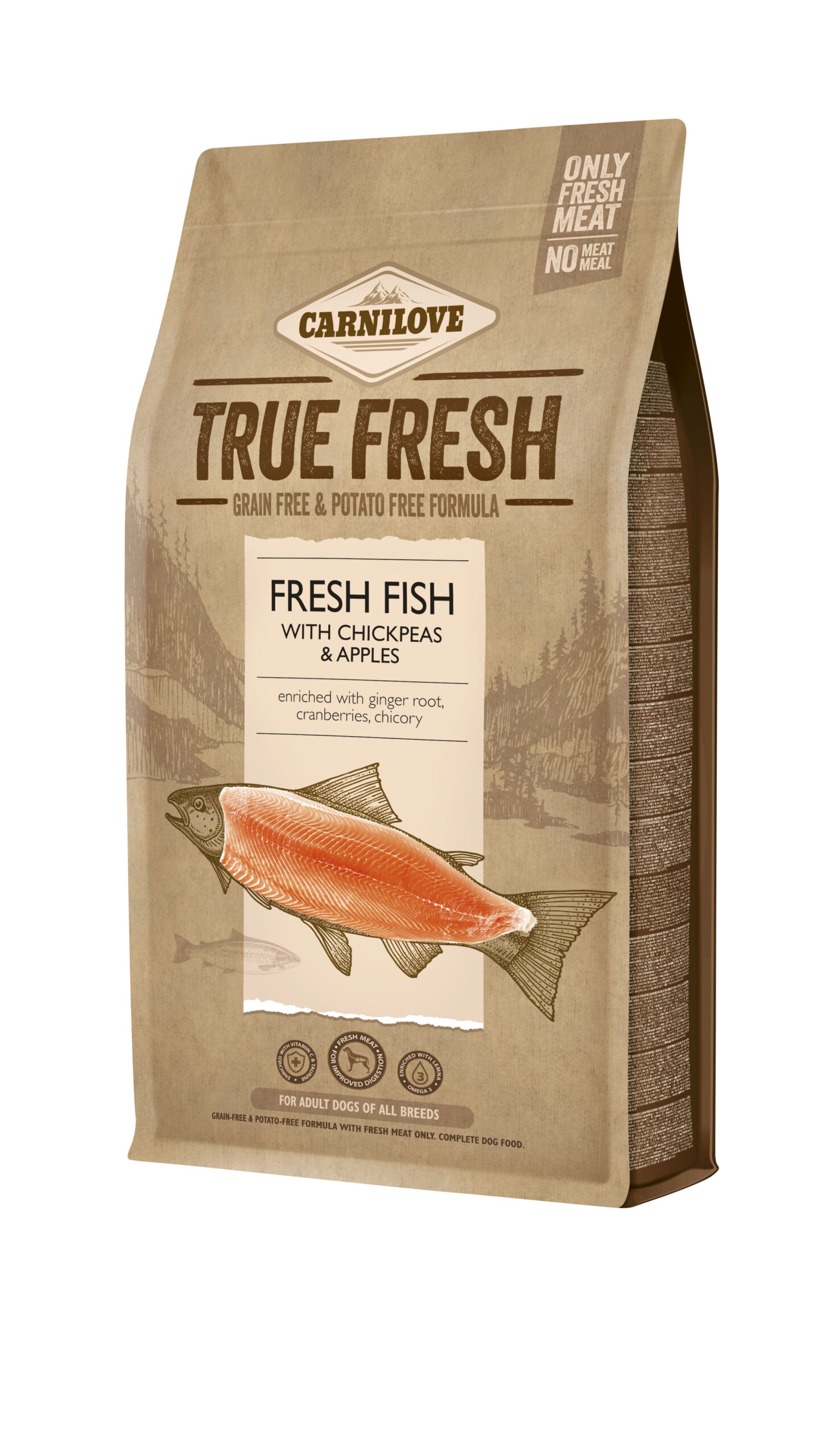 Carnilove True Fresh Fish koeratoit 1,4kg 1 Carnilove True Fresh Fish koeratoit 1,4kg