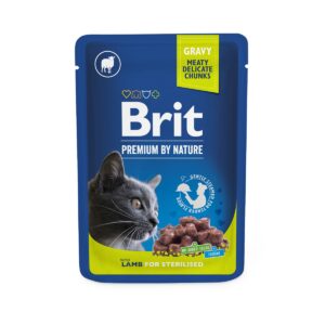 Brit Premium Lamb märgtoit steriliseeritud kassidele 100g