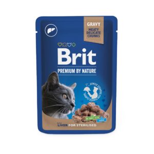 Brit Premium Liver märgtoit steriliseeritud kassidele 100g