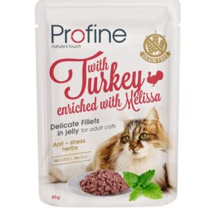 Profine Cat Pouch Turkey in Jelly märgtoit kassidele 85g