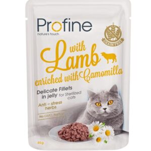 Profine Cat Pouch Lamb in Jelly märgtoit steriliseeritud kassidele 85g