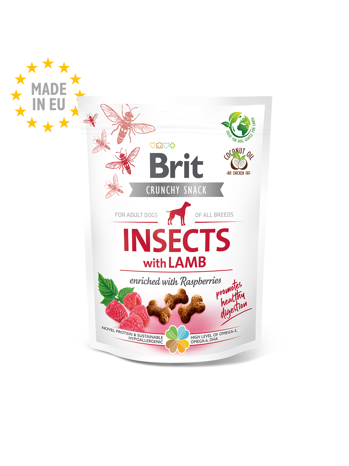 Brit Care Insects with Lamb nÀrimismaius koertele 200g 1 Brit Care Insects with Lamb nÀrimismaius koertele 200g
