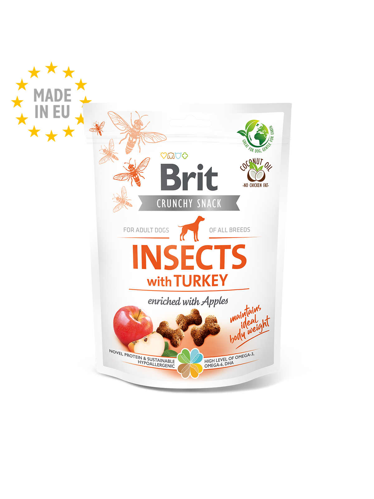 Brit Care Insects with Turkey nÀrimismaius koertele 200g 1 Brit Care Insects with Turkey nÀrimismaius koertele 200g