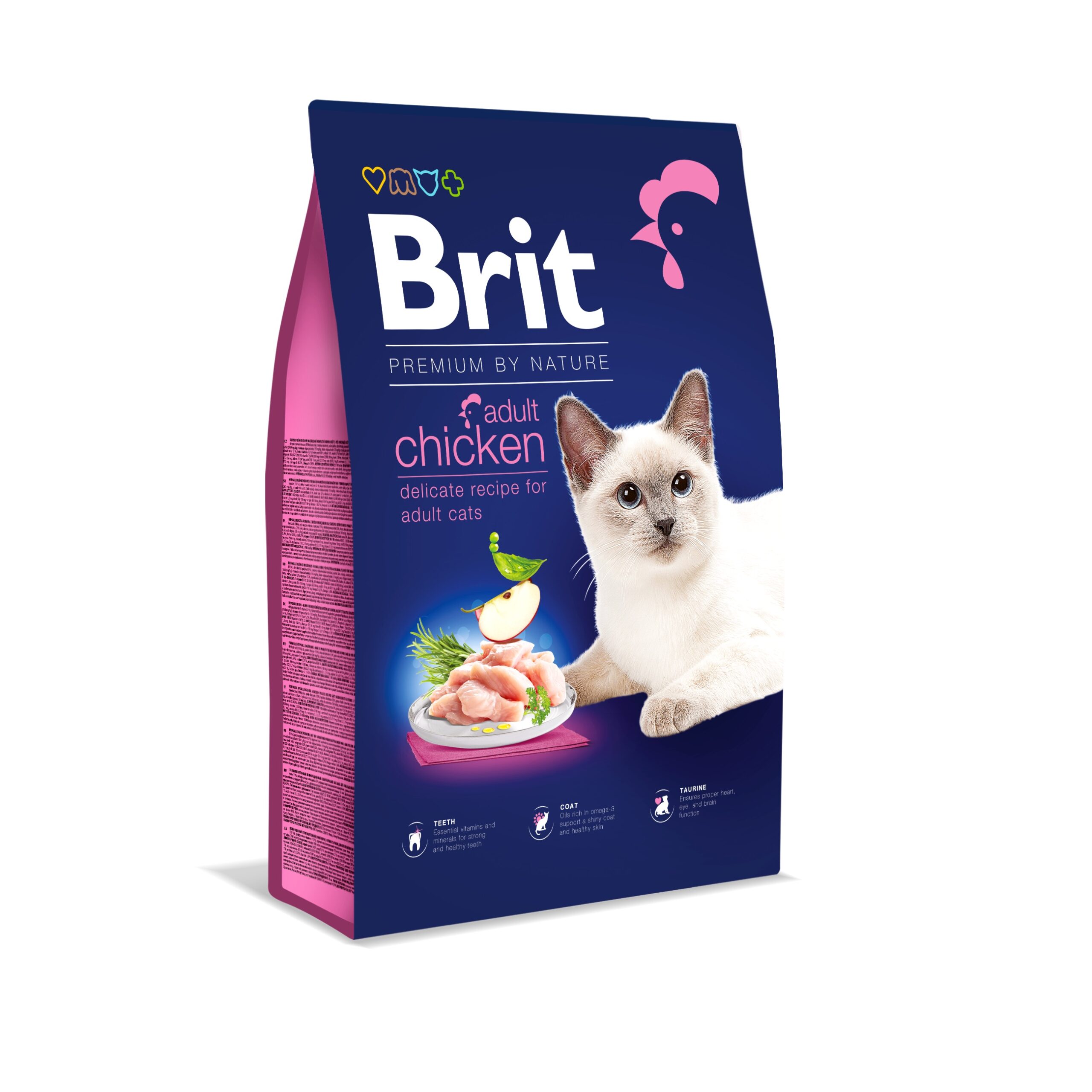 Brit Premium by Nature Cat Chicken, kassidele kanaga 8 kg 1 Brit Premium by Nature Cat Chicken, kassidele kanaga 8 kg