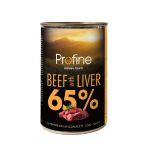 Profine konserv Beef with Liver koertele 400g
