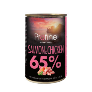 Profine konserv Salmon & Chicken koertele 400g