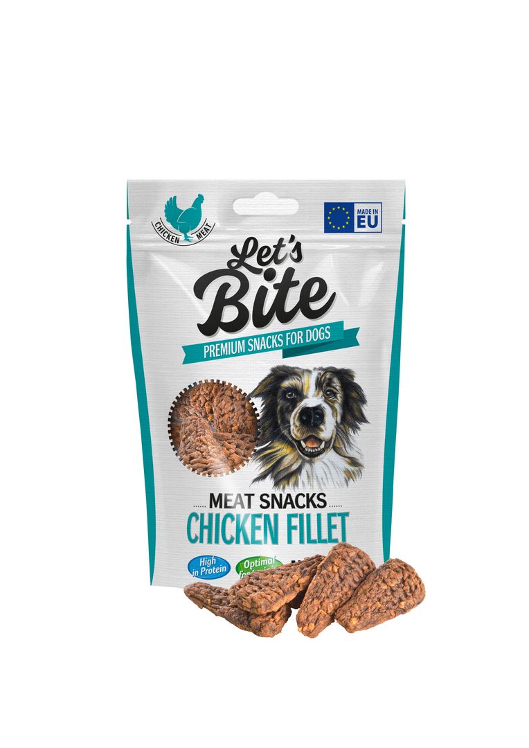 Lets Bite Chicken Fillet nÀrimismaius koertele 80g 1 Lets Bite Chicken Fillet nÀrimismaius koertele 80g