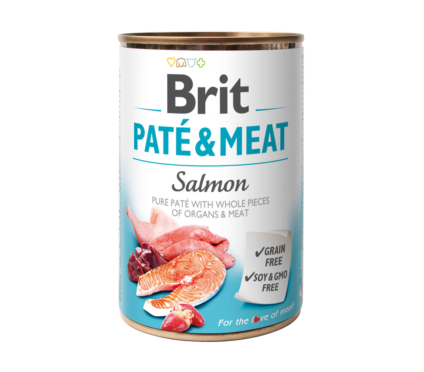 Brit Care Salmon Paté & Meat konserv koertele 400g 1 Brit Care Salmon Paté & Meat konserv koertele 400g