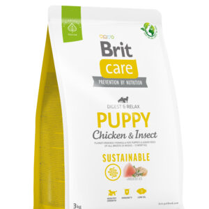 Brit Care Sustainable Puppy Chicken & Insect koeratoit 3kg