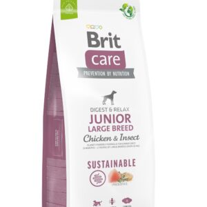 Brit Care Sustainable Junior Large Breed Chicken & Insect koeratoit 12kg