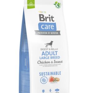 Brit Care Sustainable Adult Large Breed Chicken & Insect koeratoit 12kg