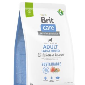 Brit Care Sustainable Adult Large Breed Chicken & Insect koeratoit 3kg