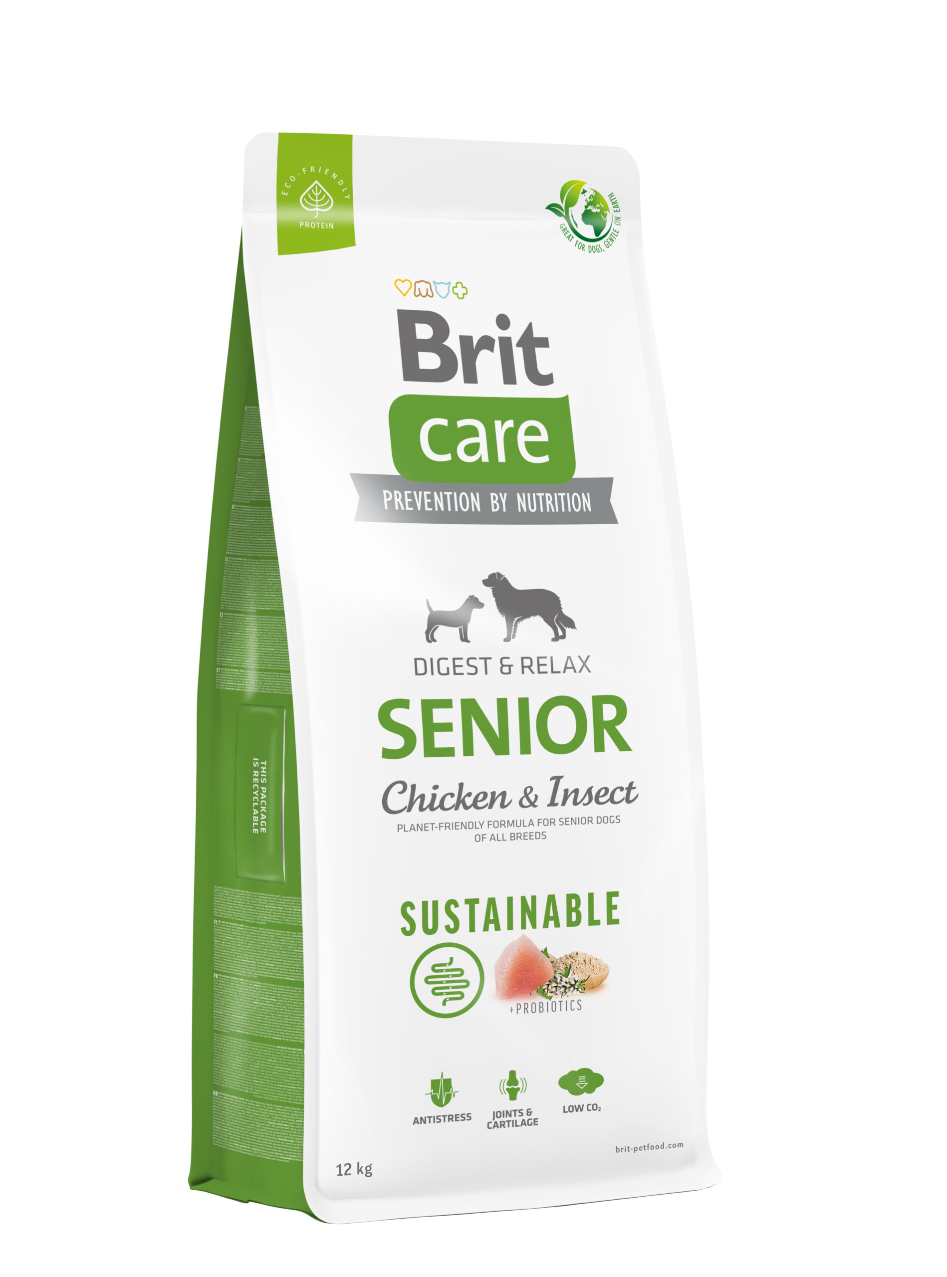 Brit Care Sustainable Senior Chicken & Insect koeratoit 12kg 1 Brit Care Sustainable Senior Chicken & Insect koeratoit 12kg