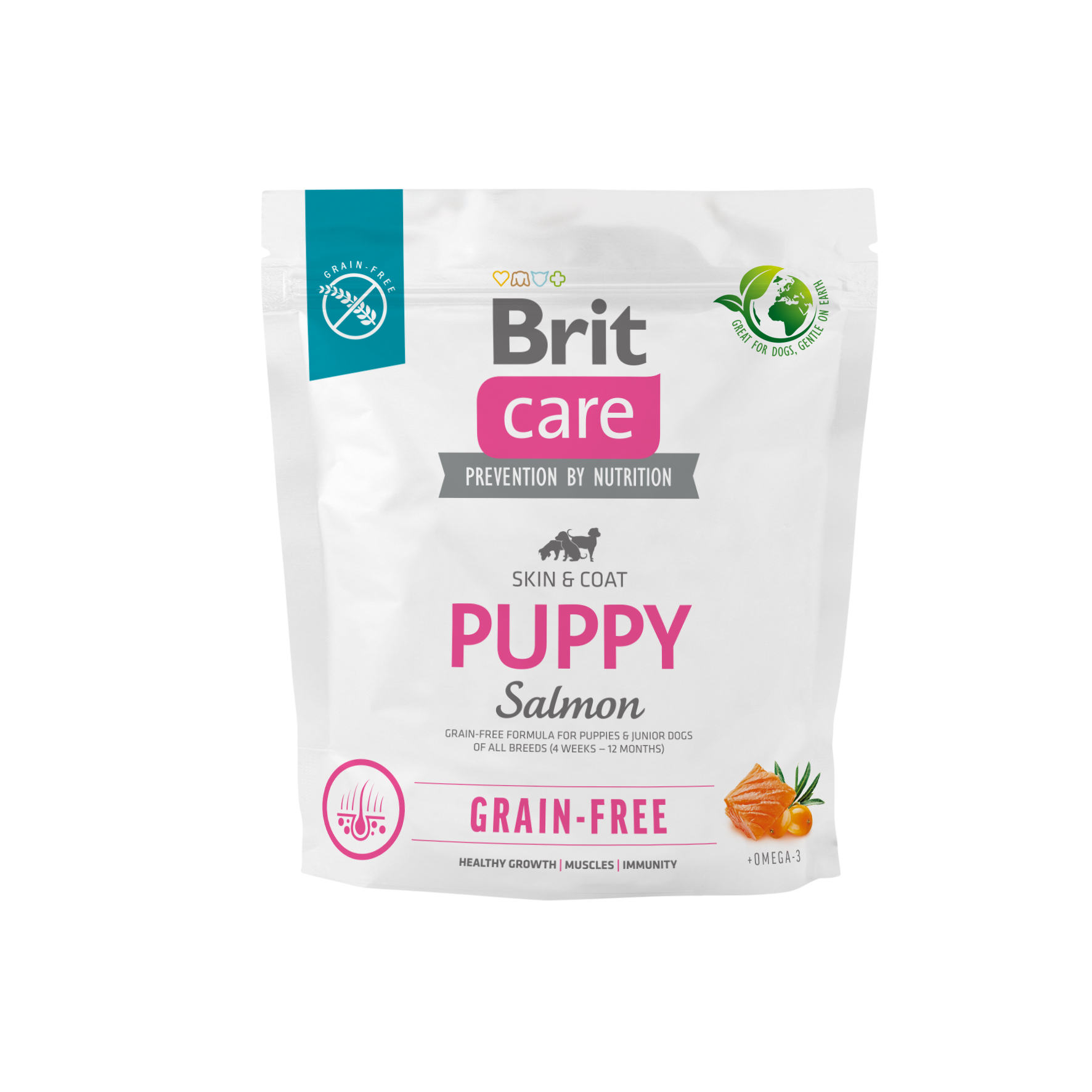Brit Care Grain-Free Puppy Salmon koeratoit 1kg 1 Brit Care Grain-Free Puppy Salmon koeratoit 1kg